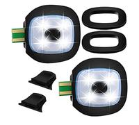 Graootoly 2 pièces de lampe frontale rechargeable USB pour bonnet LED, bonnet à lampe frontale DIY avec capuchon remplaçable pour homme et femme