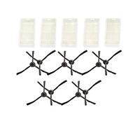 Graootoly 5 filtres+10 brosses latérales pour séries MD16192 MD18500 MD18501 MD18600