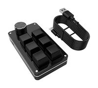 Graootoly 6 USB Mécanique Personnalisé RGB Macro Programmation Macro Gaming Photoshop