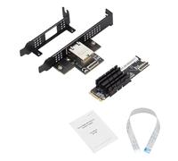Graootoly Adaptateur réseau M.2 à port 10 gigabits - Port électrique RJ45 - Vitesse industrielle - Pour serveur de sport électronique - Pièces de rechange