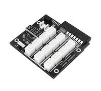 Graootoly ATX 12X 6Pin Breakout Board 12 Amp/1800 Conseil avec Flash LED pour l'approvisionnement et l'exploitation minière ETH/BTC