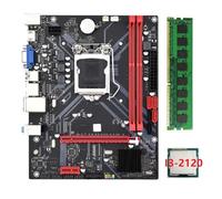 Graootoly B85M VHL Carte mère de bureau + processeur I3-2120 + 1 x DDR3 1600 MHz 8 Go de RAM LGA 1155 USB 3.0 SATA 3.0 pour ordinateur portable facile à installer et à utiliser