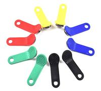 Graootoly Clé de mémoire de contact RFID réinscriptible 10 pièces/lot RW1990 IButton pour cartes de copie