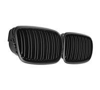 Graootoly Grille de calandre noire à double lamelle pour X5 X6 E70 E71 2007-2014