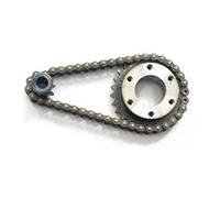 Graootoly Kit de roues de skateboard électrique DIY 04C 2 points chaîne roue engrenage 27 vitesses roues électriques, 9 x 27 G 8 mm D