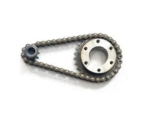 Graootoly Kit de roues de skateboard électrique DIY 04C 2 points chaîne roue engrenage 27 vitesses roues électriques, 9 x 27 G 8 mm D