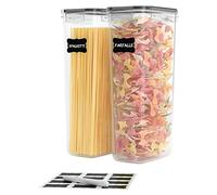 Graootoly Lot de 2 boîtes de conservation hermétiques de 2,8 L pour spaghettis pour -manger et
