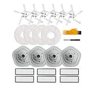 Graootoly Lot de 22 brosses latérales pour aspirateur Bot W10 W10Pro