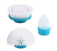 Graootoly Lot de 3 têtes de brosse de nettoyage électrique pour carrelage salle de bain cuisine multi-usages Turbo Scrub Rechangeable
