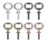 Graootoly Lot de 8 décapsuleurs en métal en acier inoxydable pour décapsuleur à monter soi-même