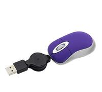 Graootoly Mini USB Filaire Rétractable Petite Souris 1600 Compact Voyage Souris pour Windows 98 2000 XP Vista Version