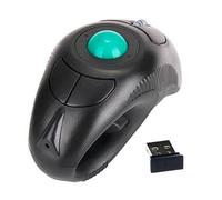 Graootoly Souris ergonomique sans 2,4 G avec boule de commande USB optique pour ordinateur portable