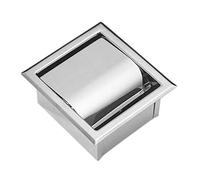 Graootoly Support de toilette en acier inoxydable pour support de toilette,Modern Style Toilet Paper Holder,Recessed Tissue Roll Distributeur pour salle de