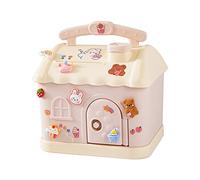 Graootoly Tirelire avec autocollant 3D Kawaii Banque Adultes Caisse d'épargne pour pièces de monnaie billets d'anniversaire, 1