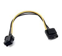 Graootoly to PCI-E Adaptateur IDE 4Pin 4 Pin Female to 6 Pin Female 6Pin Graphics Video Card Convertisseur Cable