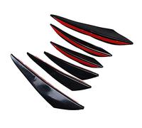Graootoly Universal Pvc Car Bumper Lip Protector Diffuseur Auto Spoiler Splitter Wing Protection 6 PCS
