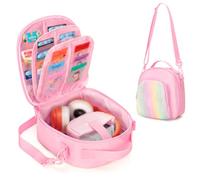 GRAOSO Étui de transport compatible avec Yoto Mini (édition 2024), porte-cartes pouvant contenir jusqu'à 30 cartes, sac de rangement de voyage pour lecteur de musique audio et accessoires pour