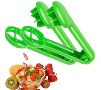 Grape Cutter Handheld Ergonomic Long Handle - 2026 New Quarter Slicer for Grapes Cherry Tomatoes Strawberries, Easy Clean Durable Kitchen Gadget for Fruit Salad Prep (2pcs)