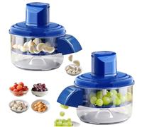 Grape/Garlic Peeler Machine, Electric Automatic Rechargeable Skin Remover, for Garlic, Grapes, Cherry Tomatoes, and Other Small Fruits, Home Kitchen & Small Commercial Use (2pcs)