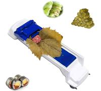 Grape Leaves Roller, Grape Leaf Roller, Grape Leaf Roller Machine,Cabbage Rolling Machine, Vegetable Roller Sushi Roller Quick Meat Rolling Tools (Color : Blue, Size : 1PC_1SIZE)