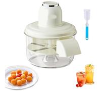 Grape Peeling Machine- 25s Automatic Tare, 2025 New Automatic Small Fruit Peeling Tool, Automatics Peelings Machine, Easy Cleaning and Maintenance(white)