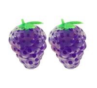 Grape Shape Slow Rise Squishy Ball, 2 Pieces Bead Squishy Fidget Toys, Squishys Fidget Toys for Kids Adults Boys Girls Birthday Christmas Stocking Stuffers Classroom Prizes Goodie Bag Fillers Gift