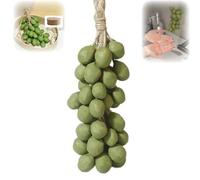 Grape Shaped Soap, Handmade Bar Soaps for Face and Body Wash, Grape Cluster Artisan SoapBar, Decorative Gift for Bridal Showers, Baptisms & Home Spa (20+Gift Box,Cyan)