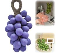 Grape Shaped Soap, Handmade Bar Soaps for Face and Body Wash, Grape Cluster Artisan SoapBar, Decorative Gift for Bridal Showers, Baptisms & Home Spa (20+Gift Box,Light Purple)