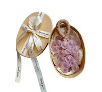 Grape Soap, Grapes Soap On A Rope, Handcrafted Grape and Strawberry-Shaped Soaps, Decorative & Aromatic Soaps for Washing Fresh Air Men Women (Purple)