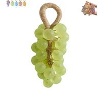 Grape Soap, Handcrafted Grape Soap, Cold-Process Soaps, Cluster Shaped Decor & Aromatic Soaps for Bath and Kitchen - Ideal Gift for Men & Women (Green: Jasmine)