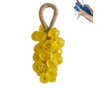 Grape Soap, Handmade Crystal Grape Soap on a Rope Transparent, Gift Box for Bathroom Freshness (Gemstone*B)