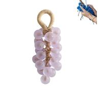 Grape Soap, Handmade Crystal Grape Soap on a Rope Transparent, Gift Box for Bathroom Freshness (Grapes*D)