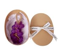 Grape Soap - Handmade Crystal Shampoo Scented Bar | Simulated Grape Bunch Soap for Body Hand Care Skin Spot Cleaning Shower Travel Moisturizing Natural Fragrance Bath Gift, Purple Pink Lavender