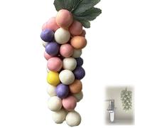 Grape Soap on a Rope, Advanced Handmade Soap, Decorative Bars, Face & Body Bath, Exquisite Home Decor and Gift Choice (H8)