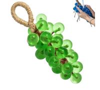 Grape Soap On A Rope, Crystal Grape Soap for Hand Face, Handmade Natural Cold Process Soaps with A Light Fruity Aroma (Green)