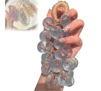 Grape Soap on a Rope, Crystal Grape Soap, Lasting Fragrance Christmas Birthday Gift for Men and Women,for Hand Washing, Air Freshening, or Decoration (C)