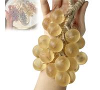 Grape Soap on a Rope, Crystal Grape Soap, Lasting Fragrance Christmas Birthday Gift for Men and Women,for Hand Washing, Air Freshening, or Decoration (B)