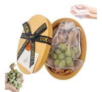 Grape Soap on a Rope, Grape Cluster Soap,Handmade Grapes Shaped Soaps, Natural Cold Process Artisan Soaps, for Washing Hands and Fresh Air Men Women (Box,Green 20 Pcs)