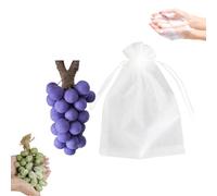 Grape Soap on a Rope, Grape Cluster Soap,Handmade Grapes Shaped Soaps, Natural Cold Process Artisan Soaps, for Washing Hands and Fresh Air Men Women (Bag,Purple 20 Pcs)
