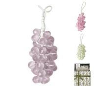 Grape Soap on a Rope,Handmade Grapes-Shaped Soaps,Handmade DIY Exquisite Home Decor for Face,Body Shower & Hands,Decorative Soap Bars,for Washing Hands and Fresh Air Men Women (purple)
