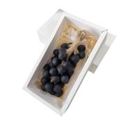 Grape Soap on a Rope,Handmade Grapes-Shaped Soaps,Handmade DIY Exquisite Home Decor for Face,Body Shower & Hands,Decorative Soap Bars,for Washing Hands and Fresh Air Men Women (1, black)