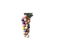 Grape Soap on a Rope, Handmade Grapes-Shaped Soaps, Natural Cold Process Artisan Soaps for Face, Body Shower & Hands, Decorative Soap Bars, Exquisite Home Decor，DIY (Mixed color)