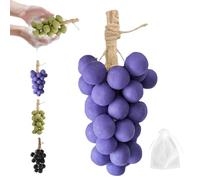 Grape Soap On A Rope,Savon Au Raisin Sur Une Corde,Savon De Grappe De Raisin Fait Main Pour Douche, Soins Hydratants Et Nourrissants Pour Le Lavage Du Visage/corps-C-20