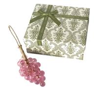Grape Soap Ons A Rope,Handmade Grape Soap On A Rope,Exquisite Home Decor Grapes Soaps On As Ropes for Women for Face, Body & Hands (Large with gift box,Pink)