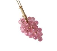 Grape Soap Ons A Rope,Handmade Grape Soap On A Rope,Exquisite Home Decor Grapes Soaps On As Ropes for Women for Face, Body & Hands (Large,Pink)