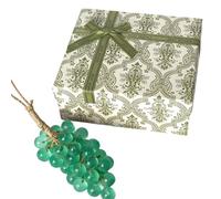 Grape Soap Ons A Rope,Handmade Grape Soap On A Rope,Exquisite Home Decor Grapes Soaps On As Ropes for Women for Face, Body & Hands (Large with gift box,Green)