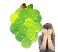 Grape Squeeze Toy - Calming Hand Sensory Fidget, Soft Material, Slow Rising Rebound Design, Stress Relief Tool, Squeeze Toy for Adults Kids Classroom Home, Desk Activity Accessory