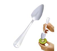 Grapefruit Spoon, Serrated Stainless Steel Spoon, Portable Long Handle Tool, Stylish Kitchen Gadget, Perfect for Kiwi, Citrus Fruits, Desserts, 6.1x1.1 Inches
