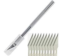 Grapelet Scalpel avec 5 lames de rechange - Cutter de précision