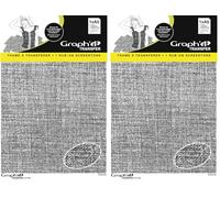 GRAPH’IT - Trame à transférer pour le dessin et illustration Manga - décalcomanie par transfert à sec - format A5 - motif 1 (Lot de 2)